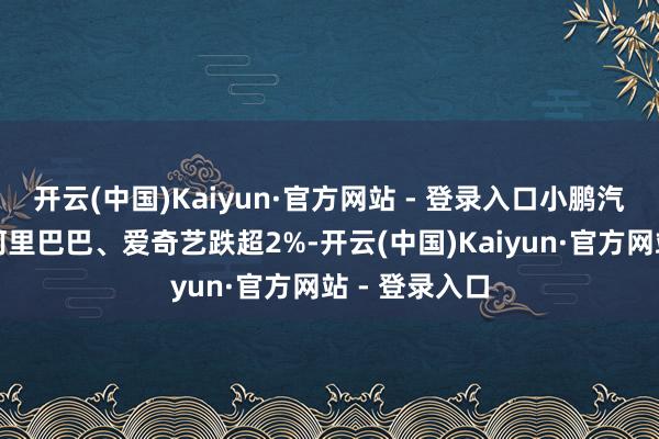 开云(中国)Kaiyun·官方网站 - 登录入口小鹏汽车、蔚来、阿里巴巴、爱奇艺跌超2%-开云(中国)Kaiyun·官方网站 - 登录入口